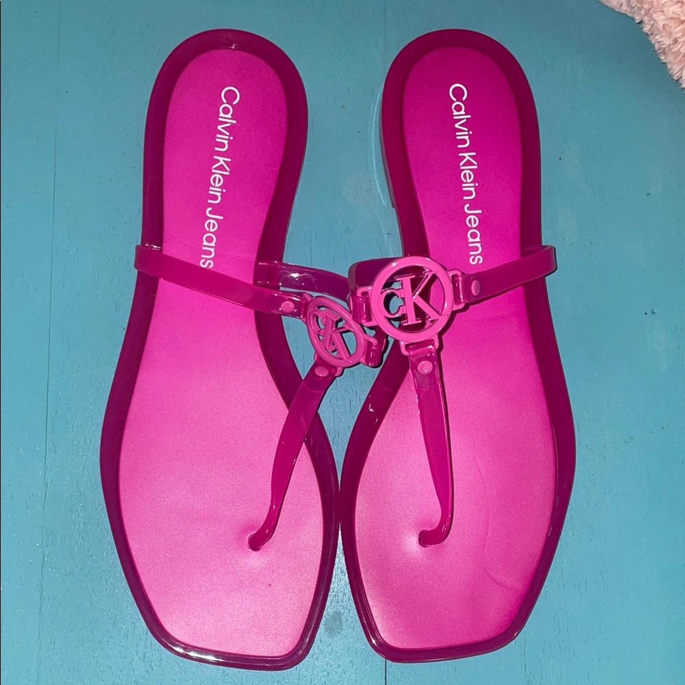 Calvin Klein Women's Edhen Pink Sandals